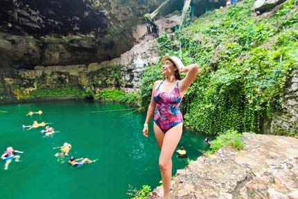 Cenote Zací, Cenotes en Yucatán