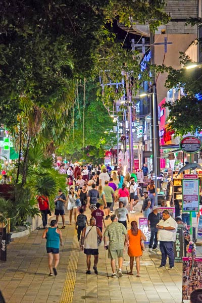 Fotos de la Quinta Avenida Playa del Carmen