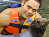 sea life discovery plus, nado con delfines