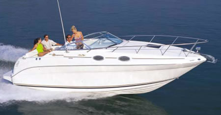 sundancer 26, renta de lanchas en cancun