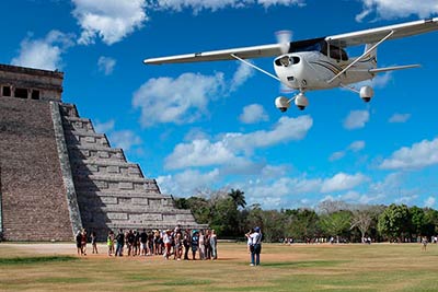 Tour a Chichén Itzá en Avión