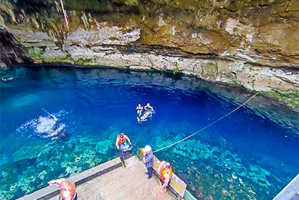 Cenote Yaxbacaltun, Cenotes en Homún Yucatán