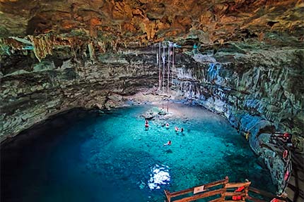 Cenote Samula en Valladolid Yucatán
